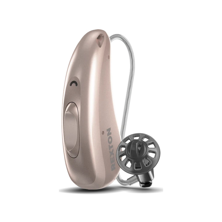 Aparelho auditivo Rexton BiCore R-Li na cor rosé